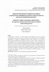 Research paper thumbnail of CRISE DE IDENTIDADE E DISRUPÇÃO MORAL: a experiência dos trabalhadores portuários avulsos de Santos no processo de modernização portuária 1 IDENTITY CRISIS AND MORAL DISRUPTION: the experience of dock workers from Santos in the port modernization process