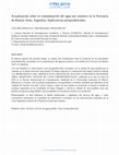 Research paper thumbnail of Actualización sobre la contaminación del agua por arsénico en la Provincia de Buenos Aires, Argentina. Implicancias jurisprudenciales