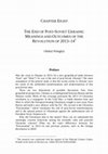 Research paper thumbnail of THE END OF POST-SOVIET UKRAINE: MEANINGS AND OUTCOMES OF THE REVOLUTION OF 2013–14 1