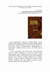 Research paper thumbnail of İslam Düşüncesinde Felsefe Eleştirileri yazan Fatih Toktaş İstanbul: Klasik Yayınları, 2.Baskı, 2013, 211 s.