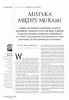 Research paper thumbnail of Mistyka między murami.pdf