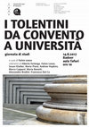 Research paper thumbnail of [I Tolentini da convento a università]. Il pronao a colonne tra Venezia e l'Europa