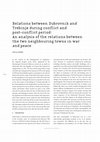 Research paper thumbnail of Relations between Dubrovnik and Trebinje during conflict and post-conflict period