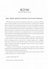 Research paper thumbnail of Kepos – Ragioni e appunti per la fondazione di un semestrale di italianistica