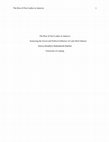 Research paper thumbnail of The Rise of First Ladies in America 1 The Rise of First Ladies in America Analyzing the Social and Political Influence of Lady Bird Johnson