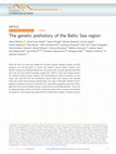 Research paper thumbnail of The genetic prehistory of the Baltic Sea region