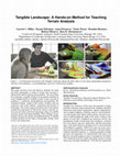 Research paper thumbnail of Tangible Landscape: A Hands-on Method for Teaching Terrain Analysis