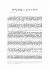 Research paper thumbnail of Regulating hate speech in the EU