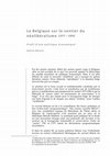 Research paper thumbnail of La Belgique sur le sentier du néolibéralisme (1977 – 1994). Profil d’une politique économique