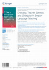 Research paper thumbnail of Yazan, B. & Rudolph, N. (eds.) (2018). Criticality, Teacher Identity, and (In)equity in English Language Teaching: Issues and Implications. Dordrecht, The Netherlands: Springer.