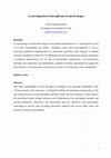 Research paper thumbnail of La investigación-acción aplicada al aula de lengua