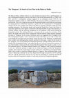 Research paper thumbnail of Devolder M. "The 'Dungeon': In Search of Lost Time in the Palace at Malia", communication to the conference ΜΝΕΜΕ. Past and Memory in the Aegean Bronze Age, 17th International Aegean Conference, University of Udine and University of Ca' Foscari, 17-21 April 2018.