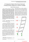 Research paper thumbnail of 2015-05 - IJETR - A Comparative Study of the Various Structural Framing Systems Subjected To Seismic Loadings.pdf