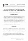 Research paper thumbnail of 2017-03 -ACE - Optimum Positioning of Shear Walls for Minimizing the Effects of Lateral Forces in Multistorey-Buildings.pdf