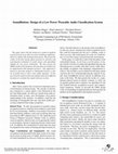 Research paper thumbnail of SoundButton: design of a low power wearable audio classification system