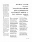 Research paper thumbnail of Afet Riski Altındaki Alanların Dönüştürülmesinde İmar Planı Uygulamalarıyla Sınırlandırılan Mülkiyet Ve İmar Haklarının Aktarımı
(Transfer of Property and Development Rights Restricted with the Implementation of Development Plans in the Transformation of the Areas under Disaster Risk)