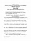 Research paper thumbnail of NOTHING TO SNEEZE AT: RECEIVING ACTS 19:11-12 IN THE CANADIAN PENTECOSTAL TRADITION Biblical Studies Interest Group