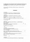 Research paper thumbnail of La didactique de la grammaire dans l'enseignement du français et des langues. Savoirs savants, savoirs experts et savoirs ordinaires