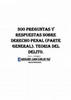 Research paper thumbnail of PREGUNTAS SOBRE DERECHO PENAL