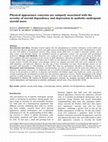 Research paper thumbnail of Physical appearance concerns are uniquely associated with the severity of steroid dependence and depression in anabolic–androgenic steroid users