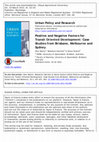 Research paper thumbnail of Positive and Negative Factors for Transit Oriented Development: Case Studies from Brisbane, Melbourne and Sydney