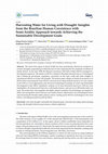 Research paper thumbnail of Harvesting Water for Living with Drought: Insights from the Brazilian Human Coexistence with Semi-Aridity Approach towards Achieving the Sustainable Development Goals