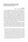 Research paper thumbnail of Reseña crítica del libro de Valencia, Marta, Tierras públicas, tierras privadas. Buenos Aires, 1852-1876