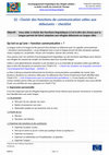 Research paper thumbnail of Outils 32 -Choisir des fonctions de communication utiles aux débutants –inventaire de référence/checklist. Démarche d'ingénierie : des situations de communication aux discours/ "fonctions" discursives.