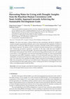 Research paper thumbnail of Harvesting Water for Living with Drought: Insights from the Brazilian Human Coexistence with Semi-Aridity Approach towards Achieving the Sustainable Development Goals