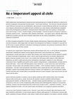 Research paper thumbnail of Rassegna stampa [Volume «De Frédéric II à Rodolphe II. Astrologie, divination et magie dans les cours (XIIIe-XVIIe siècle)»]: Il Sole 24 Ore, «Quando le strategie politiche venivano decise in base agli astri»