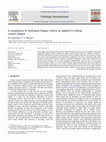 Research paper thumbnail of A comparison of multiaxial fatigue criteria as applied to rolling contact fatigue.pdf