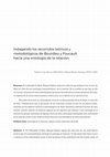 Research paper thumbnail of Indagando los recorridos teóricos y metodológicos de Bourdieu y Foucault hacía una ontología de la relación