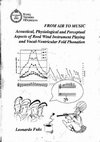 Research paper thumbnail of FROM AIR TO MUSIC  Acoustical, Physiological and Perceptual Aspects of Reed Wind Instrument Playing and Vocal-Ventricular Fold Phonation