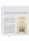 Research paper thumbnail of Une nouvelle édition critique, malgré la guerre (et une morsure de chien)