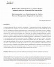 Research paper thumbnail of El derecho ambiental en la gestión de los bosques nativos (Espinal) en Argentina