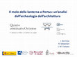 Research paper thumbnail of Il molo della lanterna a Portus: un'analisi dall'archeologia dell'architettura