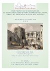 Research paper thumbnail of "Des Francs aux Mamelouks, le Saint-Sépulcre entre chrétiens latins, grecs et orientaux (XIIe-XVe siècle)", Jérusalem, CRFJ, 21 mars 2018