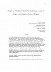 Research paper thumbnail of Straight out of Durkheim? Haidt’s Neo-Durkheimian Account of Religion and the Cognitive Science of Religion