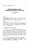 Research paper thumbnail of Pedagogía medieval hispana: transmisión de saberes en el bajo clero, por José M. SOTO RÁBANOS