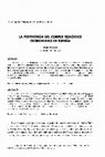 Research paper thumbnail of La pervivencia del Corpus Teológico Ciceroniano en España, por Ángel ESCOBAR