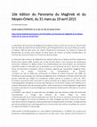 Research paper thumbnail of 10e édition du Panorama du Maghreb et du Moyen-Orient, du 31 mars au 19 avril 2015