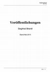 Research paper thumbnail of Veroffentlichungen Siegfried Brandt 18052015