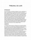 Research paper thumbnail of TRIBUNAL DO JURI