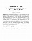 Research paper thumbnail of WILBUR SCHRAMM: LA CORRIENTE DESARROLLISTA DE LA COMUNICACIÓN