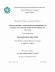 Research paper thumbnail of Efecto de la porosidad y consistencia sobre las propiedades físicas de estructuras de yeso reforzadas con fibra de vidrio utilizadas en la construcción