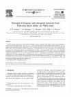 Research paper thumbnail of Nitrogen in biogenic and abiogenic minerals from Paleozoic black shales: an NRA study