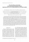 Research paper thumbnail of Recycled noble gas and nitrogen in the subcontinental lithospheric mantle: Implications from N-He-Ar in fluid inclusions of SE Australian xenoliths