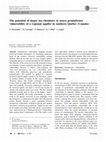 Research paper thumbnail of The potential of major ion chemistry to assess groundwater vulnerability of a regional aquifer in southern Quebec (Canada