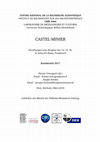 Research paper thumbnail of Castel-Minier, Forschungen zum Bergbau des 12.-15. Jh. in Aulus-les-Bains, Frankreich, 2017