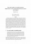 Research paper thumbnail of Awe and wonder in scientific practice: Implications for the relationship between science and religion